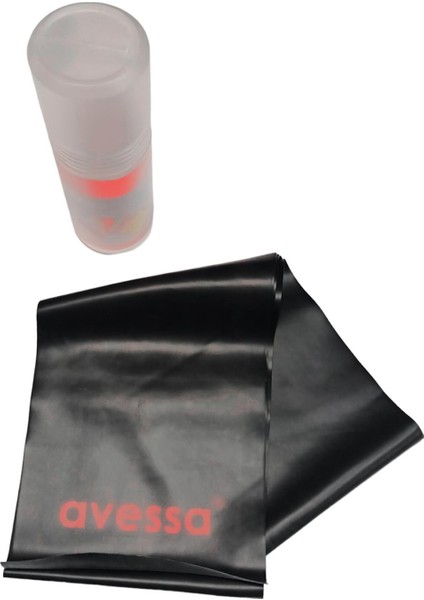 Tüpte Pilates Lastiği Pb-55 Siyah 55 mm