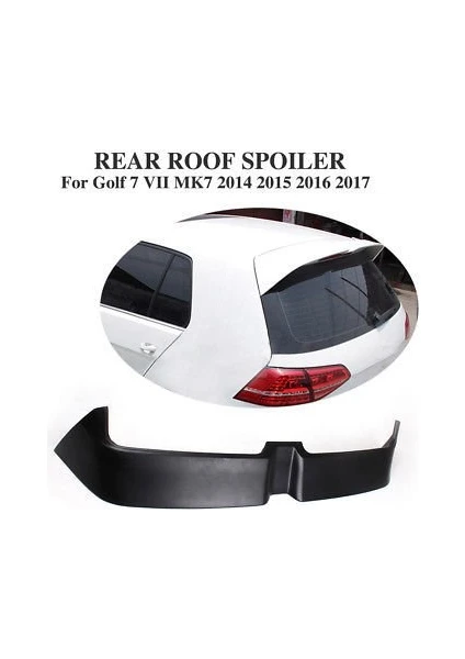 Vw Golf 7 7,5 bagaj üstü spoiler oettinger boyasız 2012+