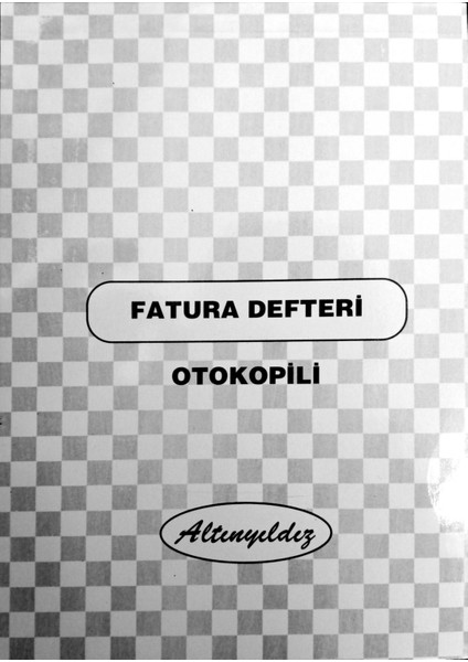 Otokopili Fatura Defteri 6ADET