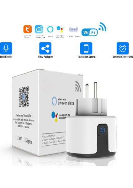 Akıllı Kablosuz Wifi Priz Telefon Kontrollü fiyatları