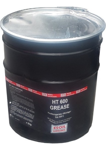 Esoil Ht 600 +300C Yüksek Isıya Dayanıklı Teflonlu Gres - 16 kg