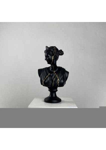 Artemis 'gold Streak' Dekoratif Heykel, Pop Art Roma Yunan Heykelleri