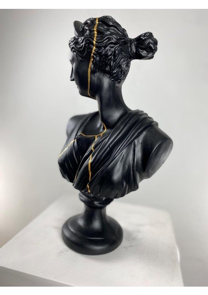 Artemis 'gold Streak' Dekoratif Heykel, Pop Art Roma Yunan Heykelleri