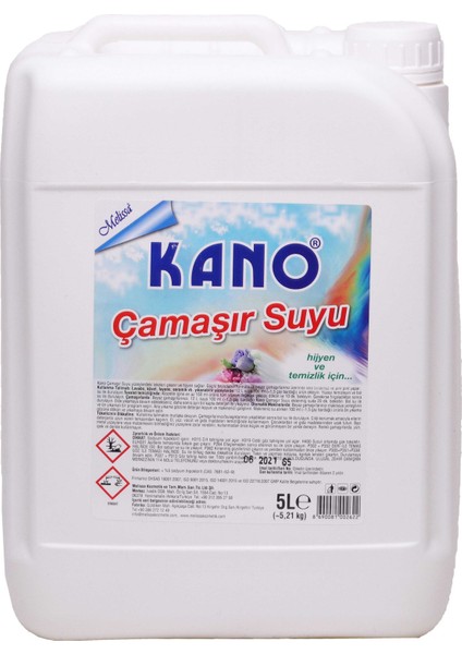 Çamaşır Suyu 5 lt x 4 Adet