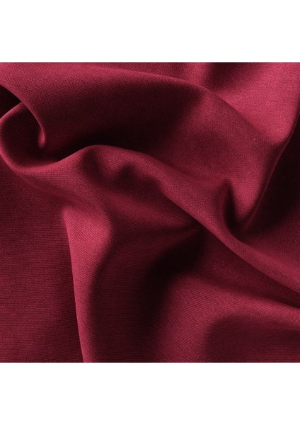 Kadife Dokulu Fon Perde Pilesiz Tek Kanat Bordo fiyatları