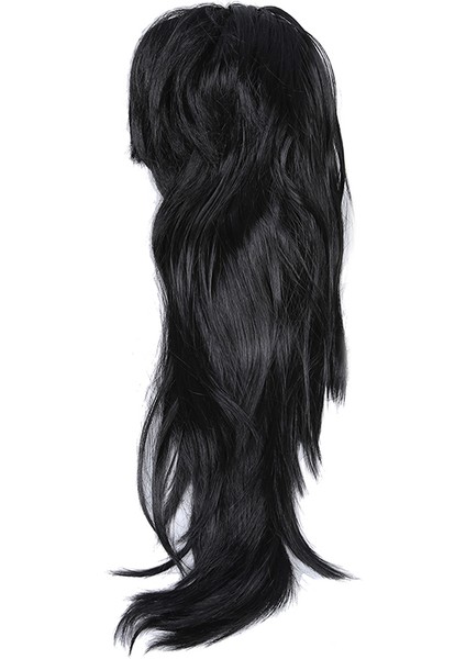 Siyah Şık Wo Uzun Düz Peruk Elbise Cosplay Kostüm Partisi Peruk (Yurt Dışından) fiyatları