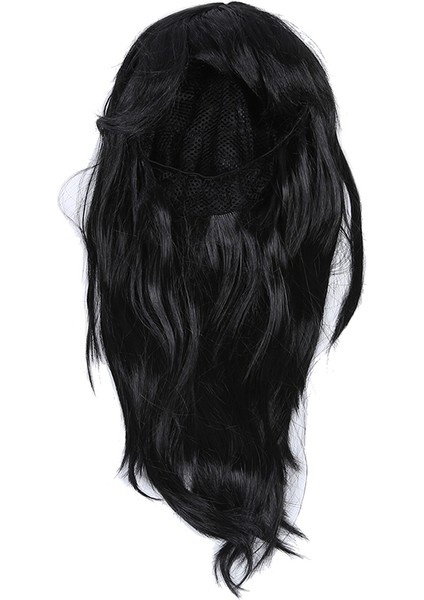 Siyah Şık Wo Uzun Düz Peruk Elbise Cosplay Kostüm Partisi Peruk (Yurt Dışından) modelleri