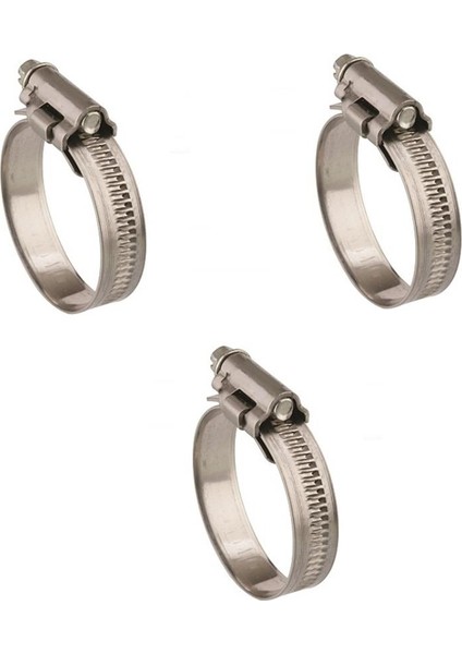 Mikalor 3 Adet W2 Hortum Kelepçesi 12-22 mm 430 Klt. Paslanmaz