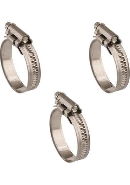 Mikalor 3 Adet W4 Hortum Kelepçesi 20-32 mm 304 Klt. Paslanmaz