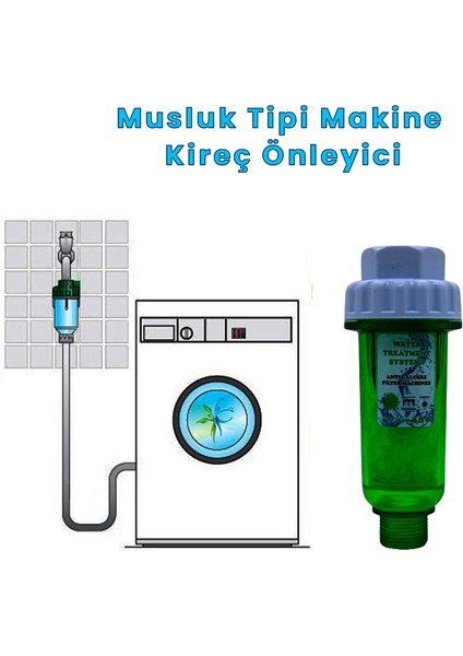 Musluk Tipi Kireç Önleyici Makine Filtresi