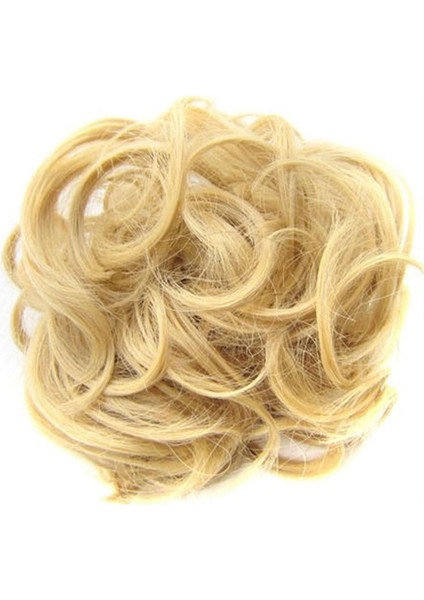 Postiş Saç Kurdelesi At Kuyruğu Uzantıları Saç Uzantıları Dalgalı Kıvırcık Dağınık Saç Chignons Peruk (Altın 22) (Yurt Dışından)