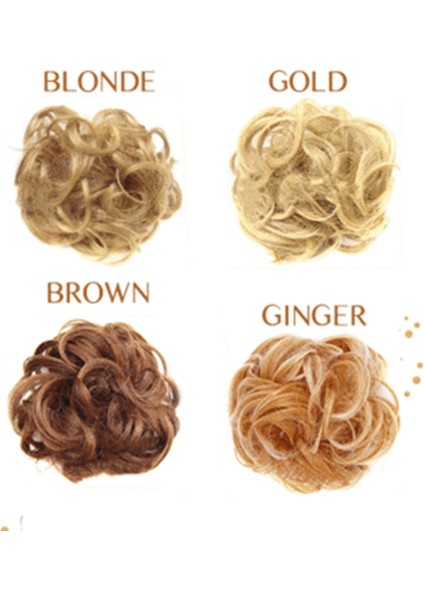 Postiş Saç Kurdelesi At Kuyruğu Uzantıları Saç Uzantıları Dalgalı Kıvırcık Dağınık Saç Chignons Peruk (Altın 22) (Yurt Dışından) fiyatları