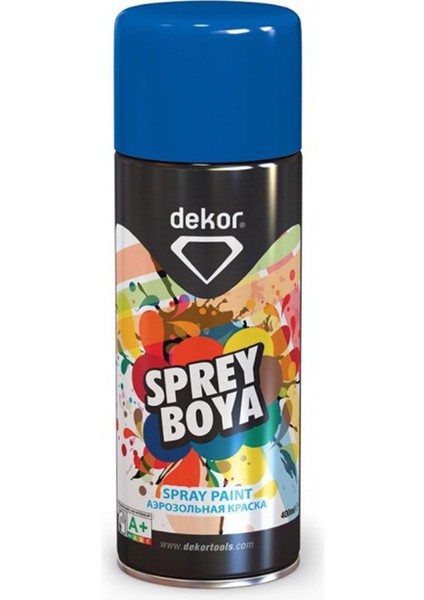Dekor Akrilik Efektli Sprey Boya Lacivert 400 Ml