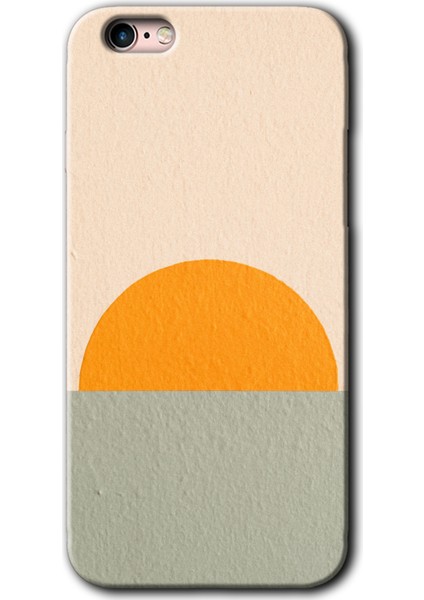 iPhone 6s Kılıf Baskılı Kapak - Color Wall +Tam Kaplayan Mat Seramik