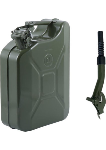 Gaz Benzin Yakıt Yedek Metal Tankı 10L B (Yurt Dışından)
