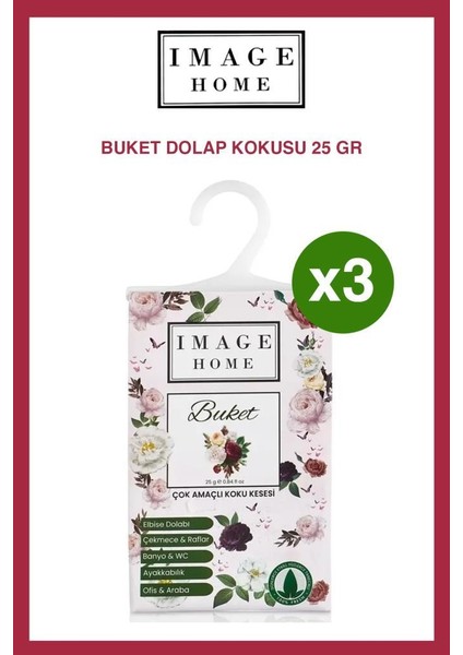 Buket Tazeliği Rüyası Çok Amaçlı Koku Kesesi x 3