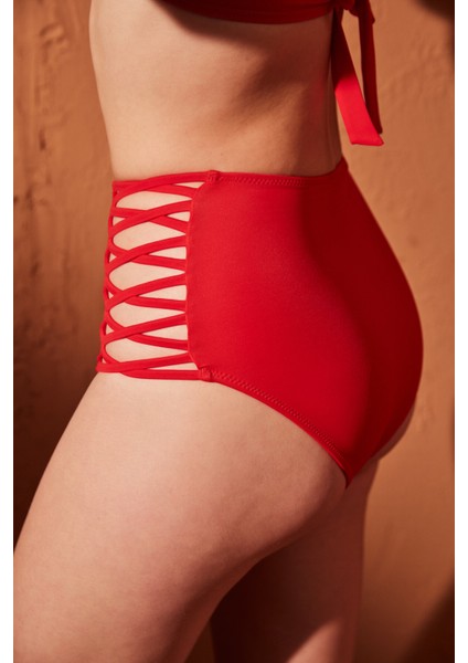Basic High Fashion Kırmızı Bikini Altı modelleri