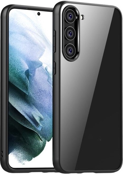 Samsung Galaxy S23 Plus Kılıf Bumper Arkası Mika Şeffaf