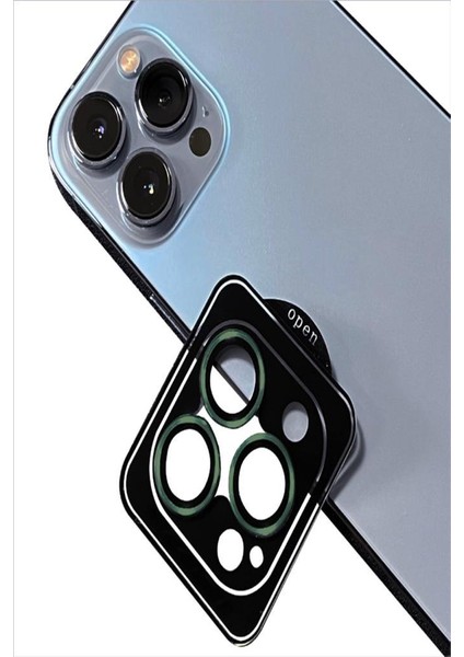 Apple iPhone 11 Pro Uyumlu Cl-09 ​​​​kamera Lens Koruyucu Kolay Takma Aparatlı