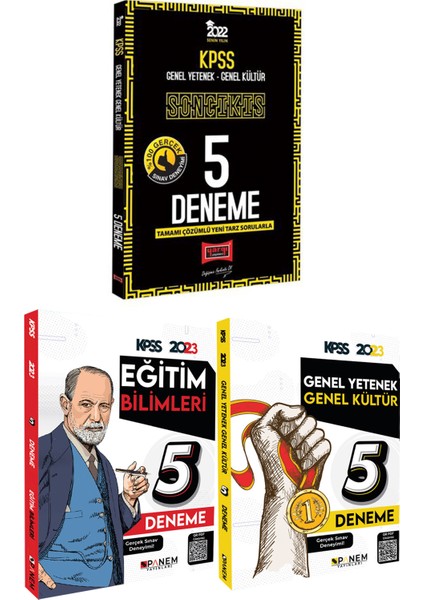 KPSS Genel Yetenek Genel Kültür 5 Deneme+Panem Eğitim 5 Deneme+Panem Genel Yetenek Genel Kültür 5 Deneme
