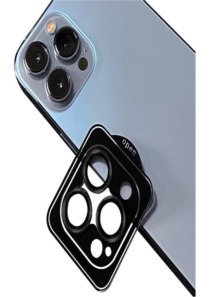 Apple iPhone 11 Pro Uyumlu Cl-09 ​​​​kamera Lens Koruyucu Kolay Takma Aparatlı