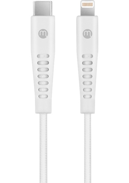 by ttec 3A/27W Hızlı Şarj Destekli Ekstra Dayanıklı USB-C- iPhone Lightning Şarj Kablosu 120cm
