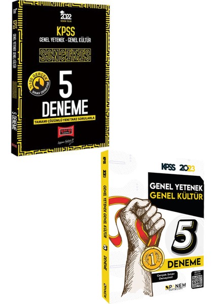KPSS Genel Yetenek Genel Kültür 5 Deneme+Panem Genel Yetenek Genel Kültür 5 Deneme