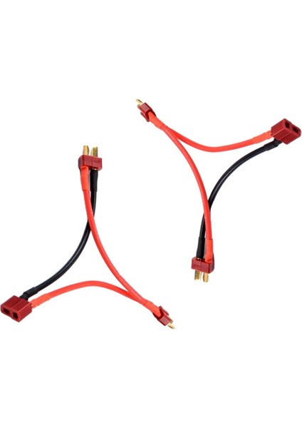 2 Adet Ec3 Erkek Ila Dişi Fiş Uzatma Kablosu 15 cm 14AWG Siyah ve Kırmızı Renk (Yurt Dışından) indirimleri