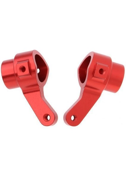 1/28 Wltoys ve 1/16 Wpl Rc Araç Parçaları Için 2xmetal Ön Hub Taşıyıcılar Kırmızı 2 Pc (Yurt Dışından)