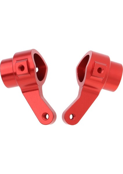 1/28 Wltoys ve 1/16 Wpl Rc Araç Parçaları Için 2xmetal Ön Hub Taşıyıcılar Kırmızı 2 Pc (Yurt Dışından)