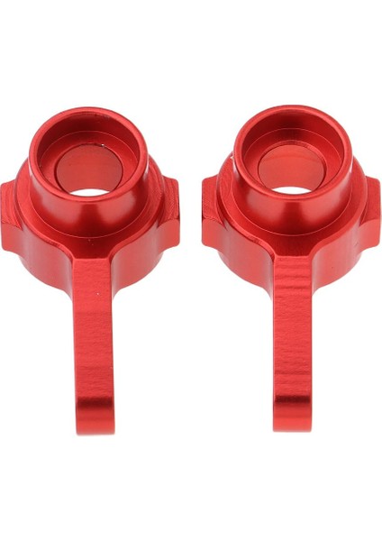 1/28 Wltoys ve 1/16 Wpl Rc Araç Parçaları Için 2xmetal Ön Hub Taşıyıcılar Kırmızı 2 Pc (Yurt Dışından)