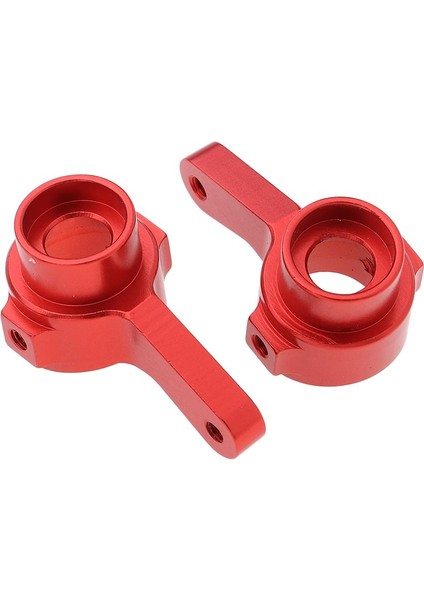 1/28 Wltoys ve 1/16 Wpl Rc Araç Parçaları Için 2xmetal Ön Hub Taşıyıcılar Kırmızı 2 Pc (Yurt Dışından)