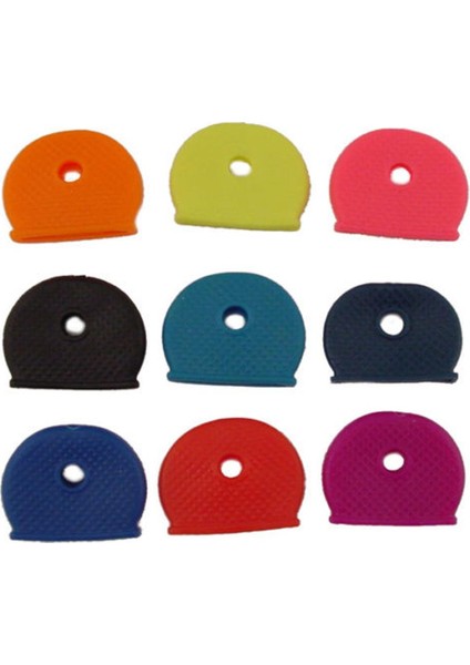 24PCS/SET Renkli Üstler Kapaklar Etiketler Kapak Işaretleri Anahtar Koruma Işaretleyicileri Stil B (Yurt Dışından)