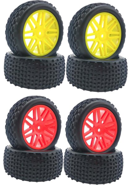 8pcs 1/10 Tekerlek Lastikleri Hsp 94166 94107 Model Parçası Için Uygun (Yurt Dışından)