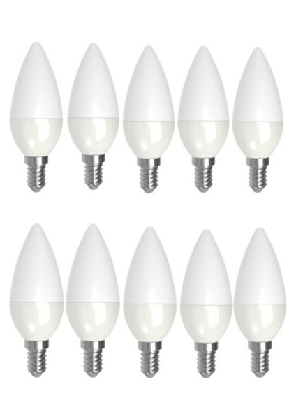 LED Buji Ampul CT-4083 8W E14 600LM 6400K Beyaz Işık 10 Adet