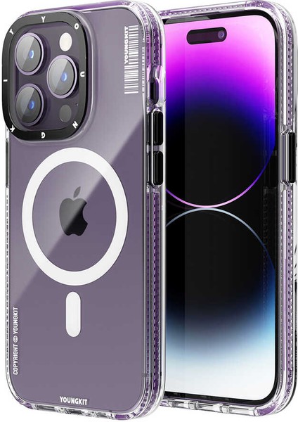 iPhone 13 Pro Max Uyumlu Kılıf Magsafe Şarj Özellikli Youngkit Exquisite Serisi Kapak