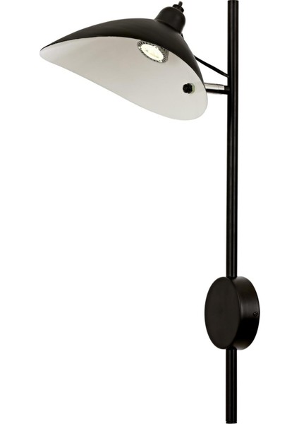 Avonnı AP-9127-1BSY Siyah Boyalı Aplik E14 Metal 21X30CM