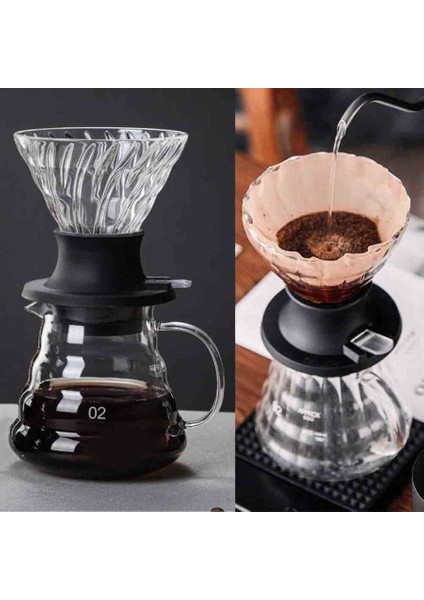 Coffee Tools Ayarlı Cam Drıpper 200 ml (Acd-20) - V