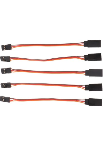 3X5PCS Erkekten Kadın Servo Uzatma Kablosu 3 Pin Jr Konektörü 100MM 3 Pcs (Yurt Dışından)