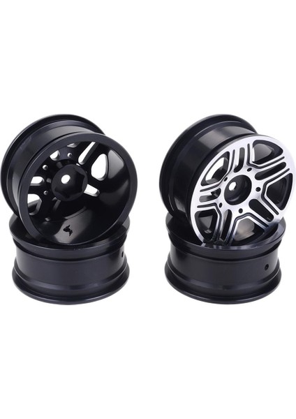 4pcs 1.9 "alüminyum Alaşım Tekerleği Jant Hub Hpı D90 Siyah Için 1/10 Rc Prwler (Yurt Dışından)