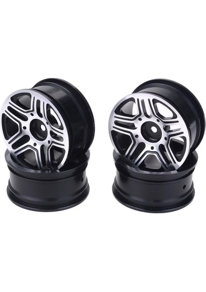 4pcs 1.9 "alüminyum Alaşım Tekerleği Jant Hub Hpı D90 Siyah Için 1/10 Rc Prwler (Yurt Dışından)