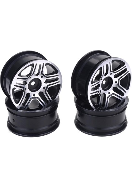 4pcs 1.9 "alüminyum Alaşım Tekerleği Jant Hub Hpı D90 Siyah Için 1/10 Rc Prwler (Yurt Dışından)