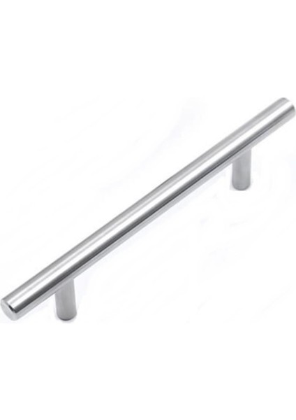 Alüminyum Paslanmaz Inox 128 mm Mobilya Boy Kulp Çap: 12 mm