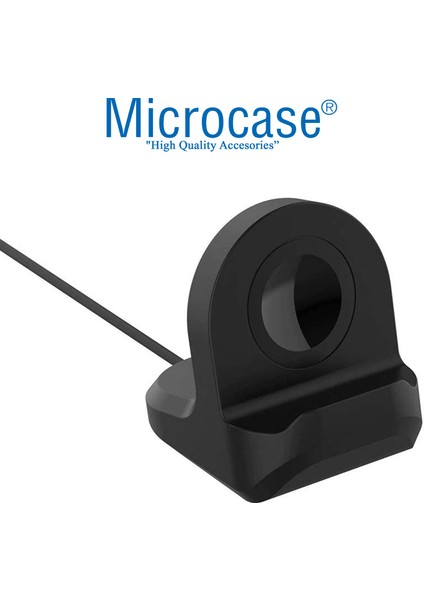 Samsung Galaxy Watch 3 41 mm R850 2in1 Set Manyetik Şarj Aygıtlı Silikon Standı - AL3556 modelleri