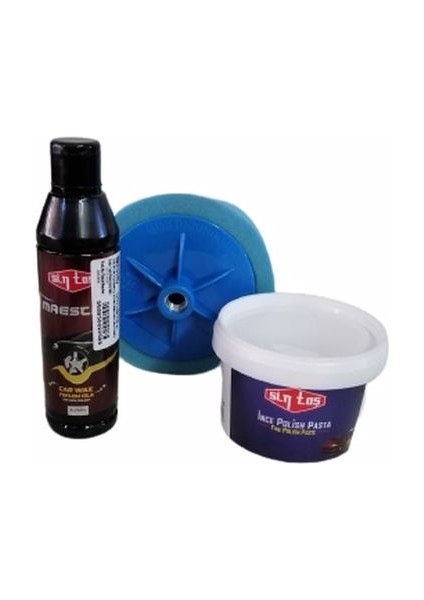 Ince Polısh Pasta Cila 450 gr & Maestro Teflon Oto Cila 0.250 Lt &polisaj Sünger 3 Lü Set indirimleri
