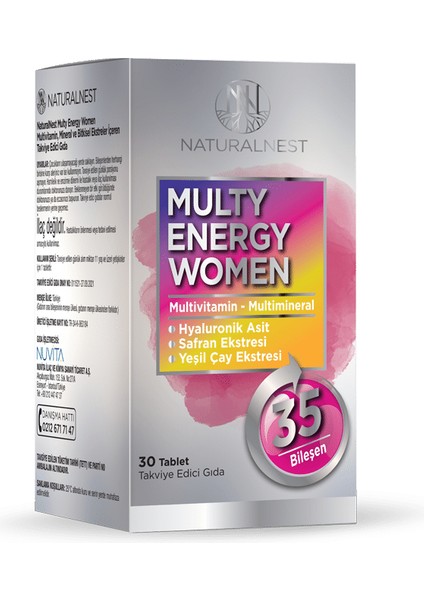 Multy Energy Women 2 x 30 Tablet