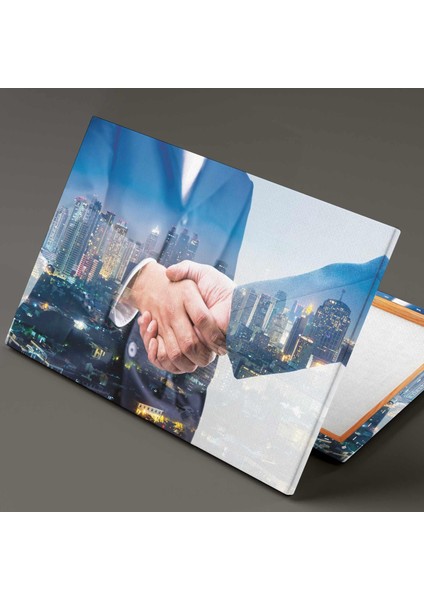 Emlak Real Estate Şehir Manzarası Ev Inşaat Emlakçı Kanvas Tablo