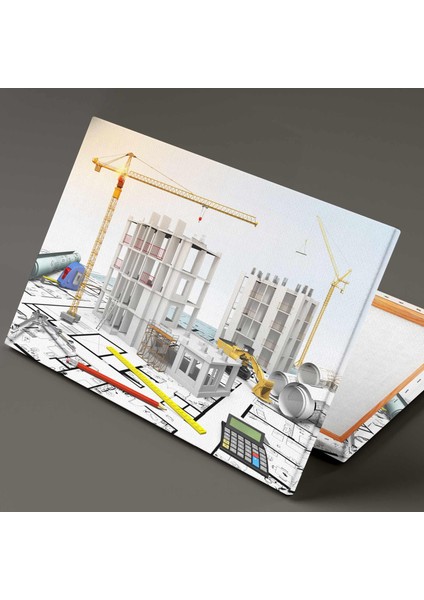 Inşaat Mühendisliği Şehir Planlaması Yapı Denetim Building City Kanvas Tablo fiyatları