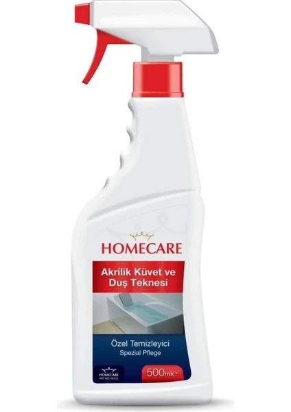 Homecare Akrilik Küvet,duş ve Duşteknesi Temizleyici 500 ml