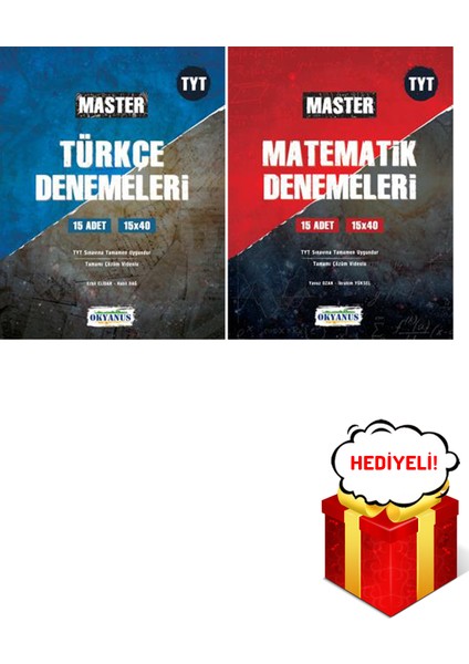TYT Matematik Türkçe Master 15'li Branş Denemeleri Seti